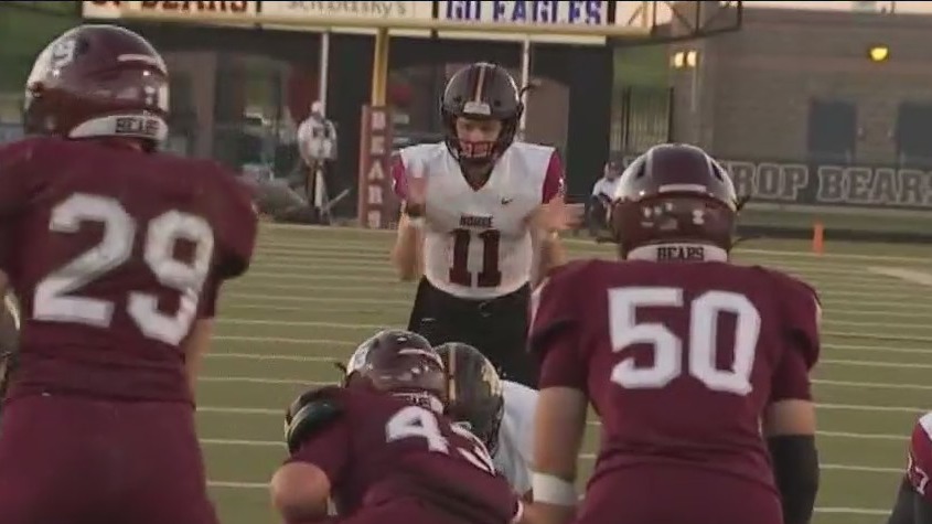 District favorite Rouse looks the part in the district opener, blanking Bastrop